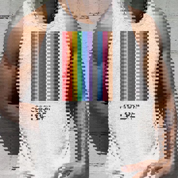 Colors Of Love Lgbt Flag Pride Month トランスジェンダー レインボーtシャツ タンクトップ 彼への贈り物