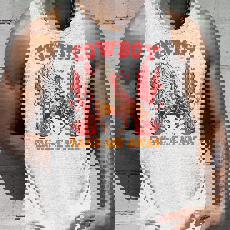 Cowboy Take Me Away ウエスタンバレンタインデー 長袖tシャツ タンクトップ 彼への贈り物