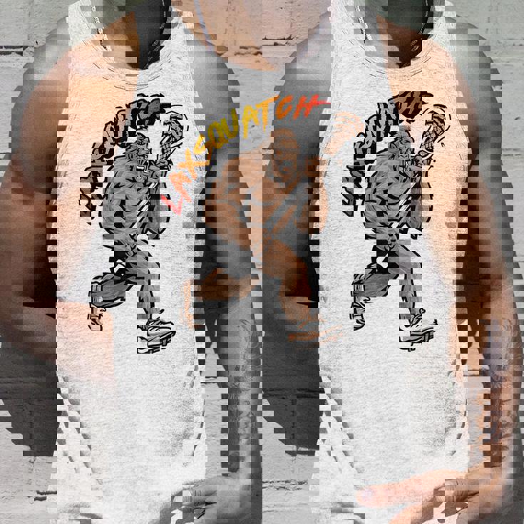 D-Pole Longtick Bigfoot Lacrosse Player Laxsquatch タンクトップ 彼への贈り物