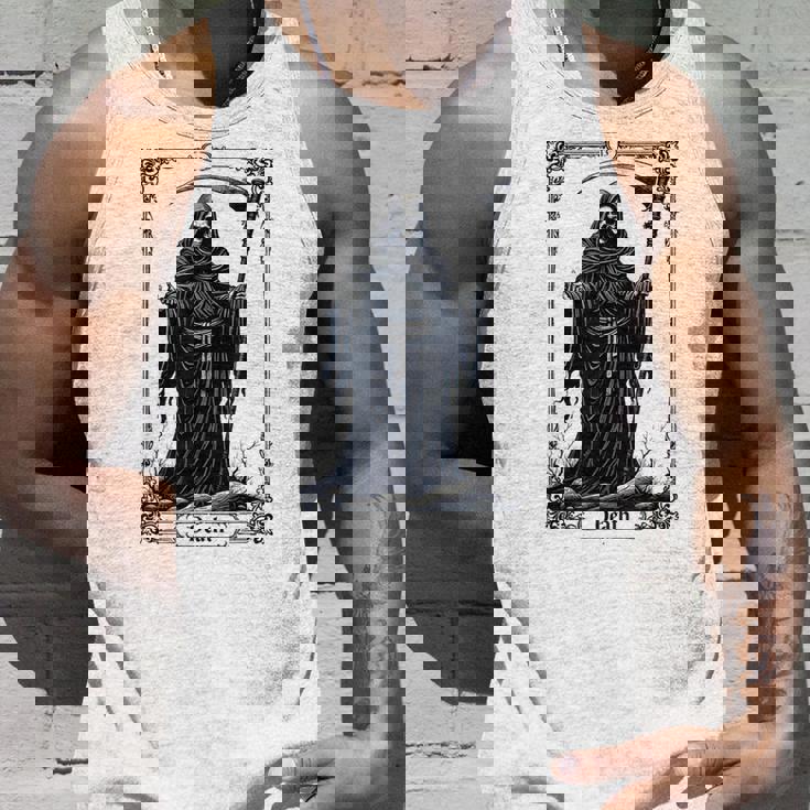 Death Tarot Card 13 Craft Gothic Reaper Aesthetic タンクトップ 彼への贈り物