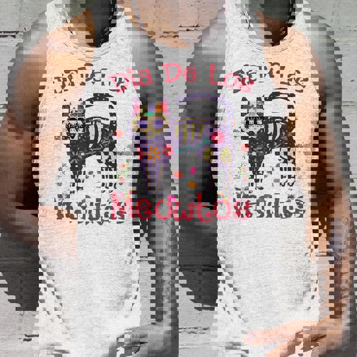 Dia De Los Meowtos Muertos シュガースカル キャット 死者の日 タンクトップ 彼への贈り物