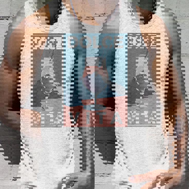 Dolceita Aesthetic Painting Italia Mountains Hikingpritz タンクトップ 彼への贈り物