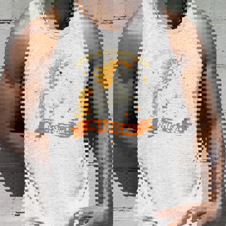 Empowered Adhd Warrior Unicorn Neurodiversity Pride 長袖tシャツ タンクトップ 彼への贈り物