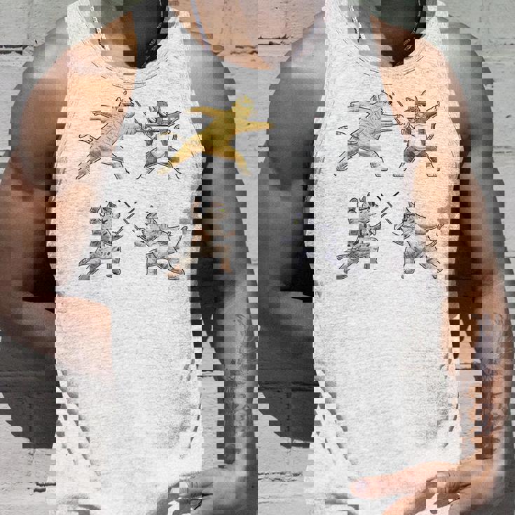 Fencer 猫 エペフェンシング付き タンクトップ 彼への贈り物