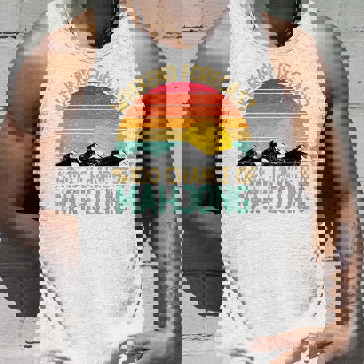 Weekend Forecast 麻雀シャツ 面白い レトロ 麻雀 長袖tシャツ タンクトップ 彼への贈り物