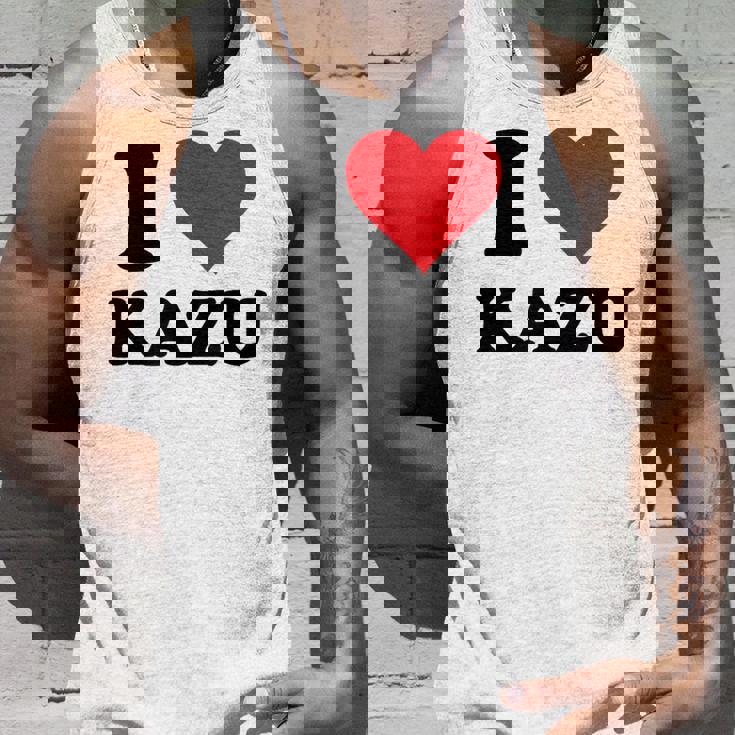 I Heart Kazu 名 I Love パーソナライズ タンクトップ 彼への贈り物