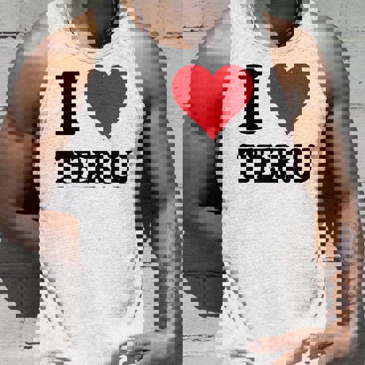 I Heart Teru 名 I Love パーソナライズ タンクトップ 彼への贈り物