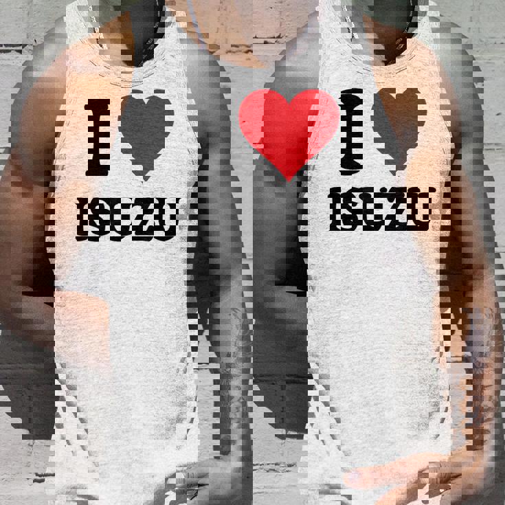 I Heart いすゞ ファーストネーム I Love パーソナライズ タンクトップ 彼への贈り物