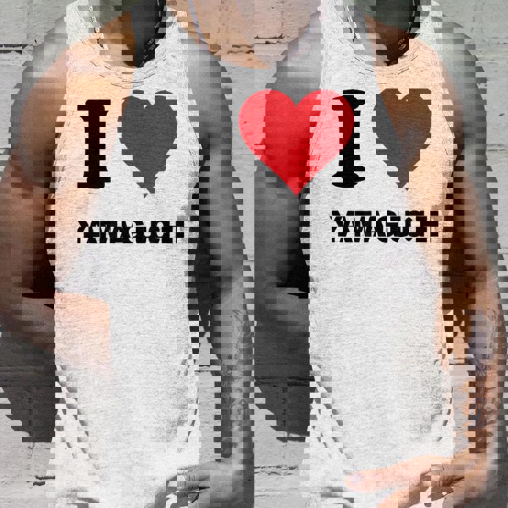 I Heart 山口 Japan Love 日本土産 タンクトップ 彼への贈り物