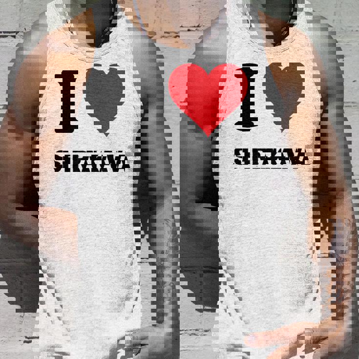 I Heart 白川ジャパンラブ 日本土産 タンクトップ 彼への贈り物