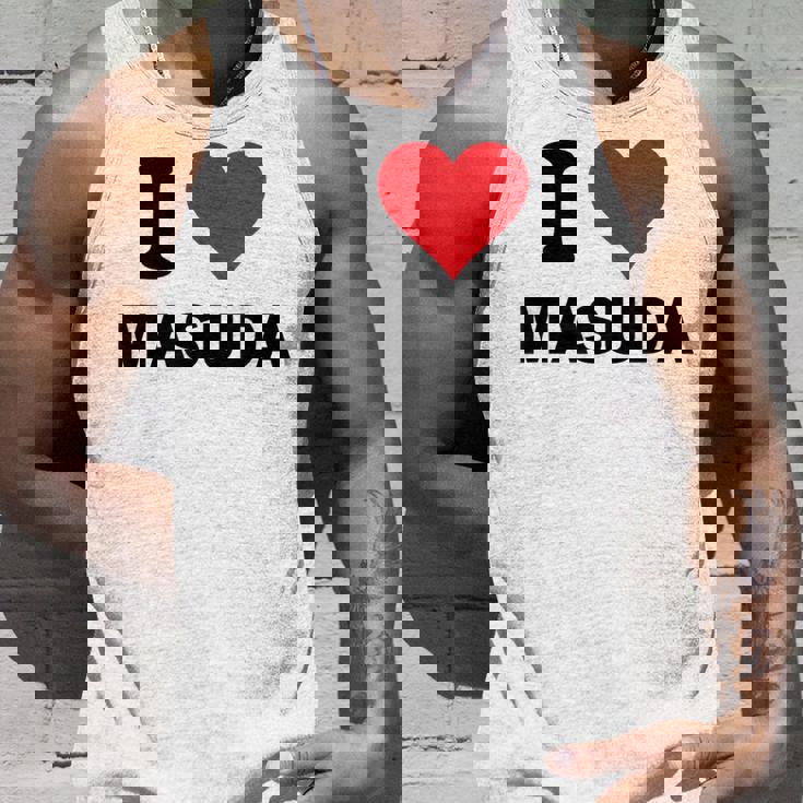 I Heart 益田ジャパンラブ 日本のお土産品 タンクトップ 彼への贈り物