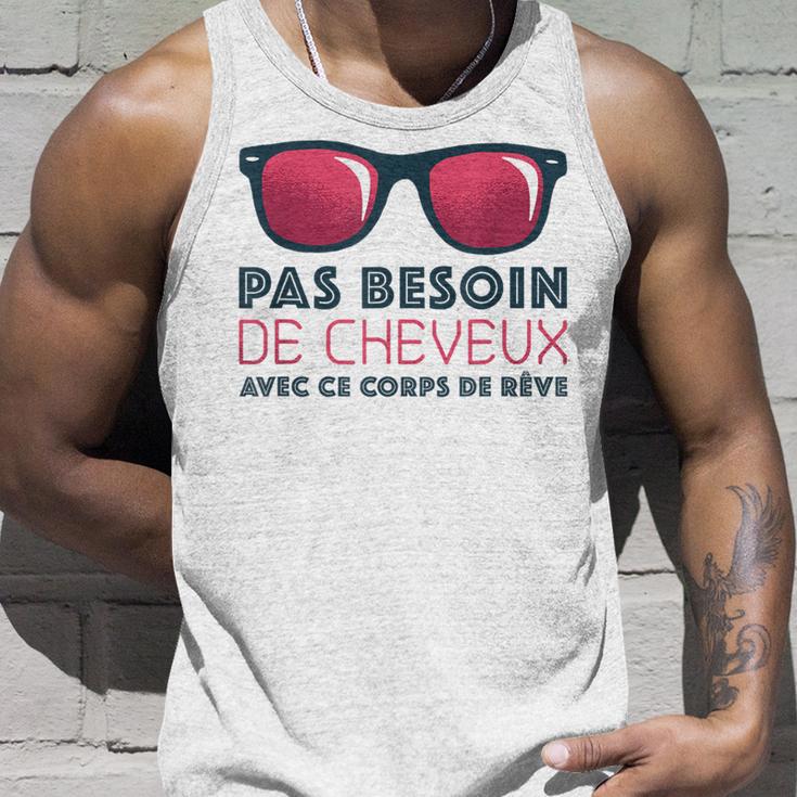 Débardeur Homme Humour Chauve - 'Pas De Cheveux Zizi Féroce' Cadeau Drôle Pour Homme Calvitie