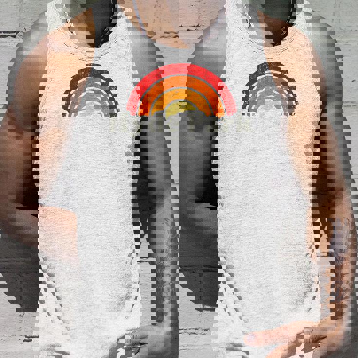 Hyde Park New York Ny ヴィンテージ 70年代 レトロレインボーデザイン タンクトップ 彼への贈り物