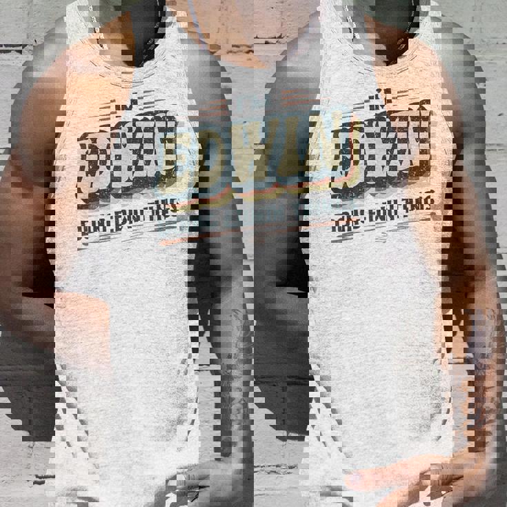 I'm Edwin Doing Edwin Things Edwin 名前 タンクトップ 彼への贈り物