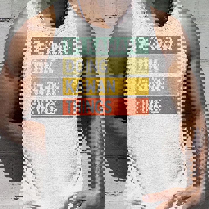 I'm Kawan Doing Kawan Things 面白い名言 長袖tシャツ タンクトップ 彼への贈り物