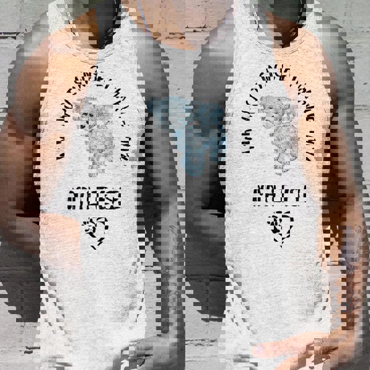 I'm Notingle I Have My Maltesealentines マルチーズ犬 タンクトップ 彼への贈り物