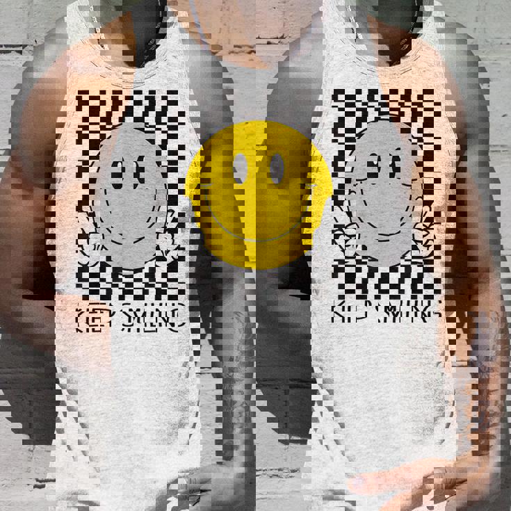 Keepmiling キュート 黄色 幸せ 平和 笑顔 ポジティブ タンクトップ 彼への贈り物