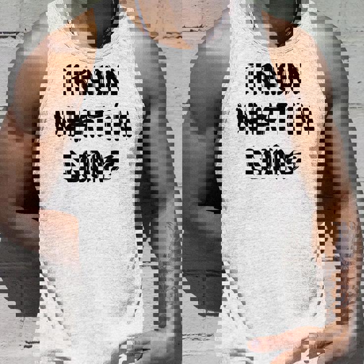 I Know What I'm Doing 面白いホワイトライパーティーアイデア タンクトップ 彼への贈り物