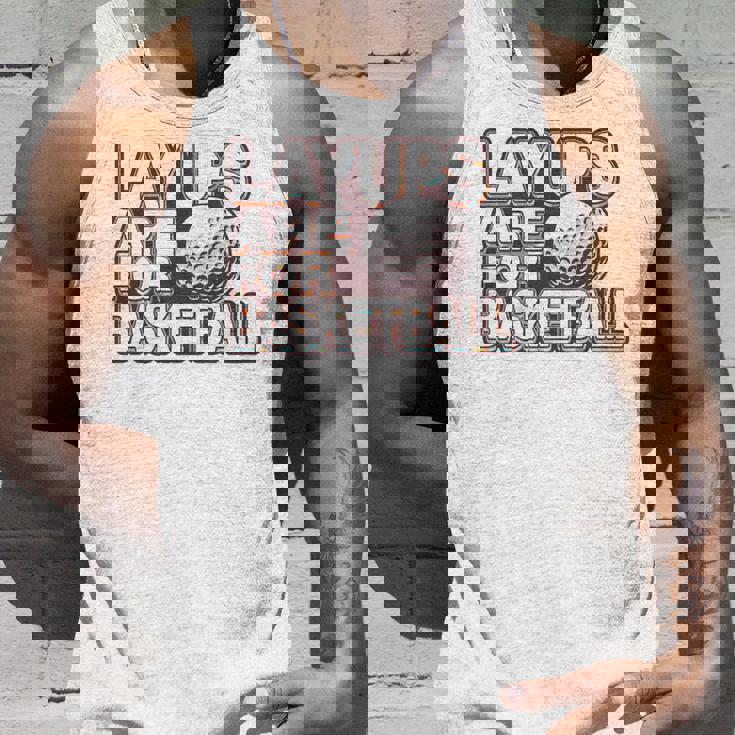 Layups Are For Basketball ゴルフ ユーモア スポーツ タンクトップ 彼への贈り物