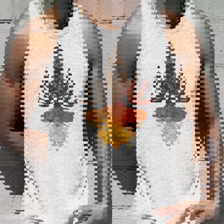 Lele ヒンドゥー教の神 ヴィシュヌ・ガネーシャ・シヴァモチーフ タンクトップ 彼への贈り物