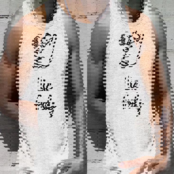 Live Freely タンクトップ 彼への贈り物