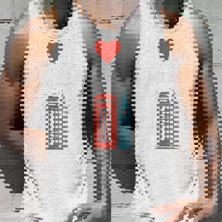 I Love Englandの象徴的なランドマークデザイン。 長袖tシャツ タンクトップ 彼への贈り物