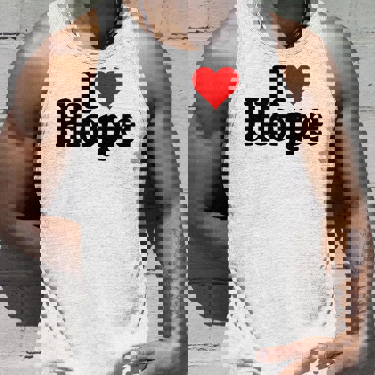 I Love Heart Hope Namee On A タンクトップ 彼への贈り物