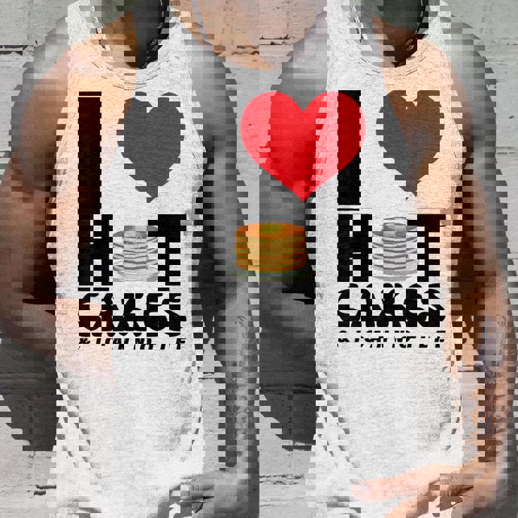 I Love Heart ホットケーキ パンケーキ Flapjacks Can Not Lie Foodie タンクトップ 彼への贈り物