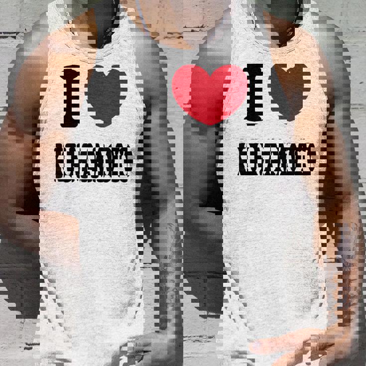 I Love Kumamoto 熊本大好き タンクトップ 彼への贈り物