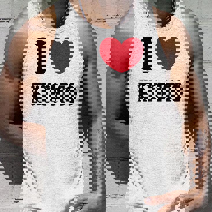 I Love Kyoto 京都が大好きです タンクトップ 彼への贈り物