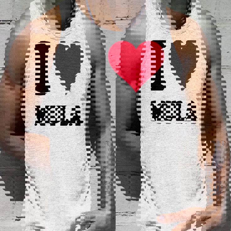 I Love Mula タンクトップ 彼への贈り物