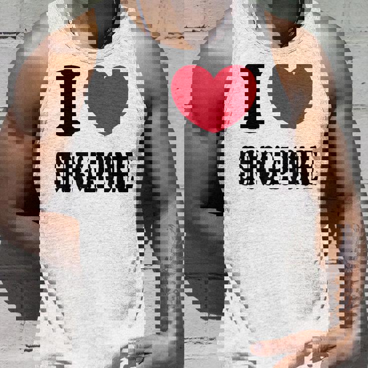 I Loveingapore シンガポールが大好き タンクトップ 彼への贈り物