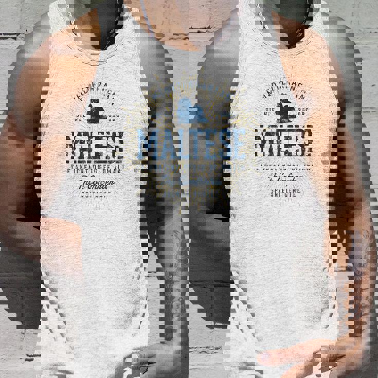 Maltese ギフトヴィンテージマルチーズ タンクトップ 彼への贈り物