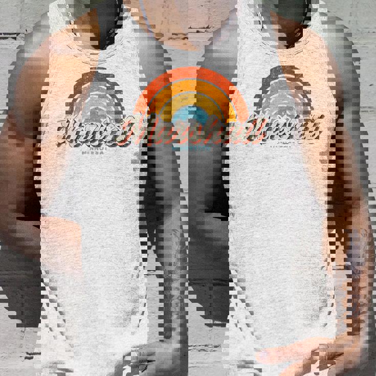 Marshall Minnesota Mnヴィンテージレインボーレトロ70年代 タンクトップ 彼への贈り物