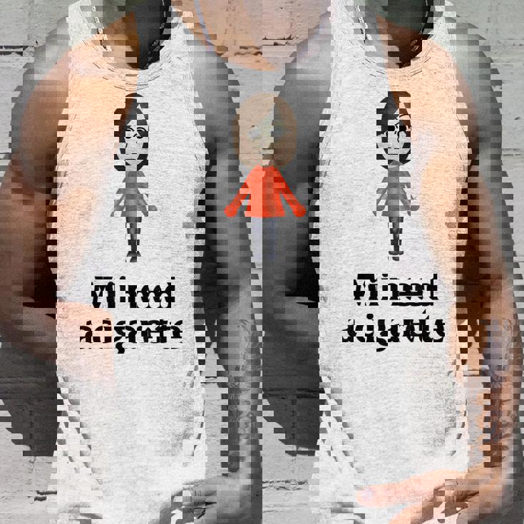 Mii Need A Cigarette Humour メンズ レディース タンクトップ 彼への贈り物