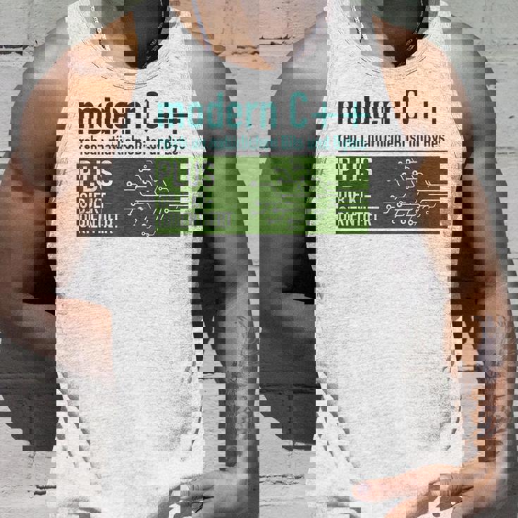 Modern C リッチなナチュラルビットとバイトプログラミング タンクトップ 彼への贈り物