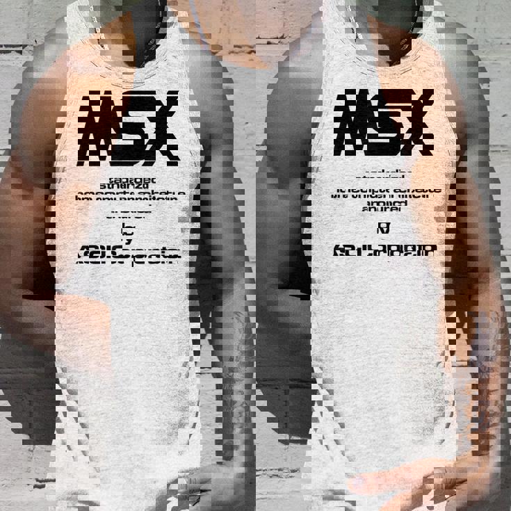 Msx コンピューター タンクトップ 彼への贈り物