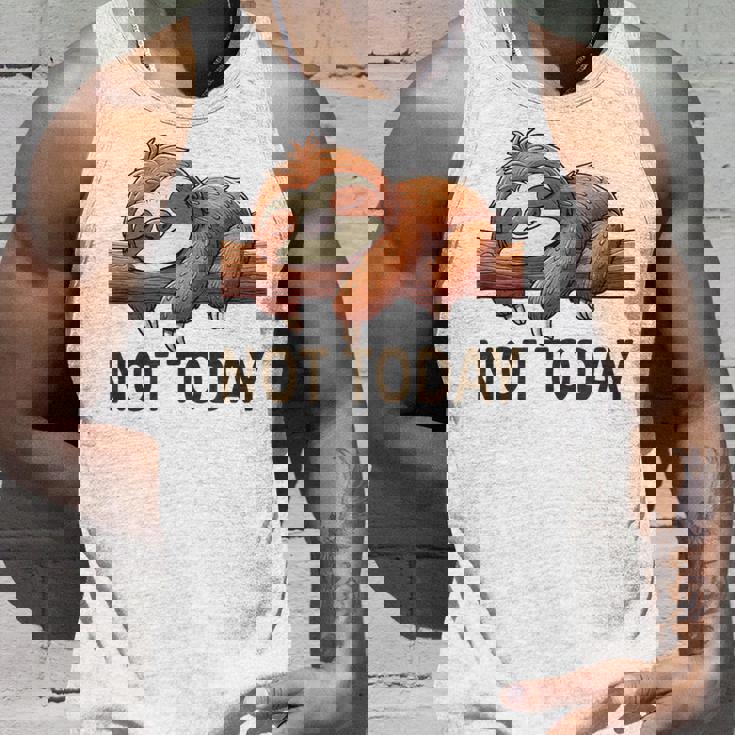 Not Todayloth 今日はナマケモノ タンクトップ 彼への贈り物