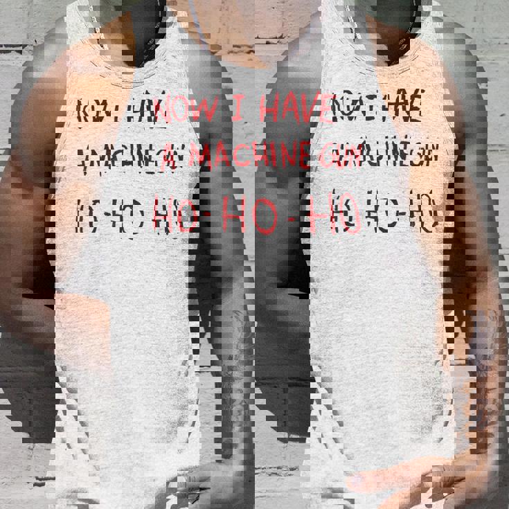 Now I Have A Machine Gun Ho Ho Ho タンクトップ 彼への贈り物