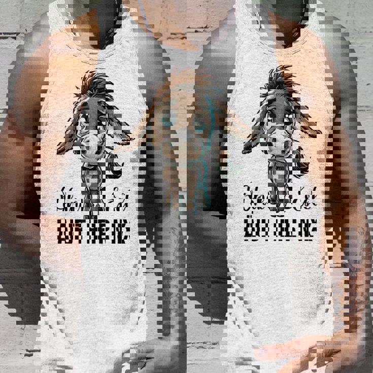 Ohne Esel Läuft Hier Nix ロバ 牧場 農業 ロバ タンクトップ 彼への贈り物