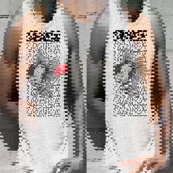 Oranda Goldfish 80年代スタイル ファンシー金魚オーナー タンクトップ 彼への贈り物