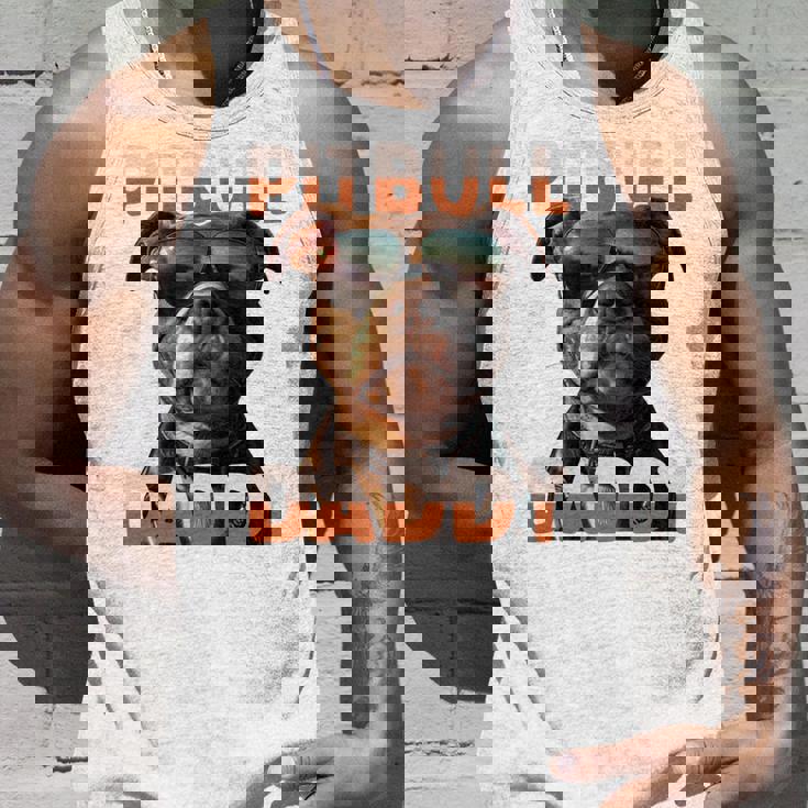 Pitbull Daddyピットブル・パパ・ヴァタータグ アメリカン・ピット・ブル・テリア・パパ 長袖tシャツ タンクトップ 彼への贈り物