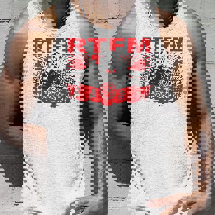 Rtfm ミームをマップ タンクトップ 彼への贈り物