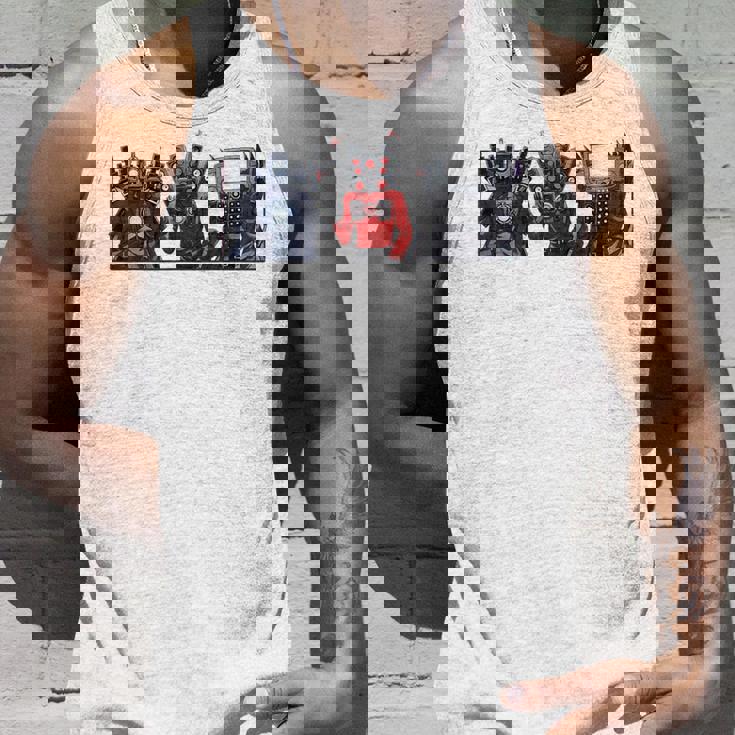 Skibidi トイレスピーカーマン カメラマン トイレ テレビマン タンクトップ 彼への贈り物