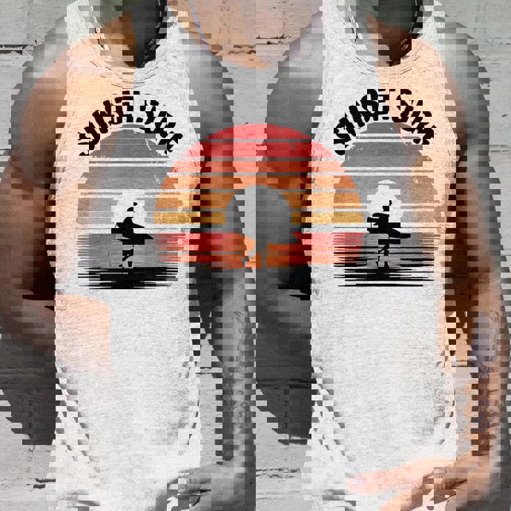 Sunseturf サーフボード ビンテージサーフィン サーファー用 タンクトップ 彼への贈り物