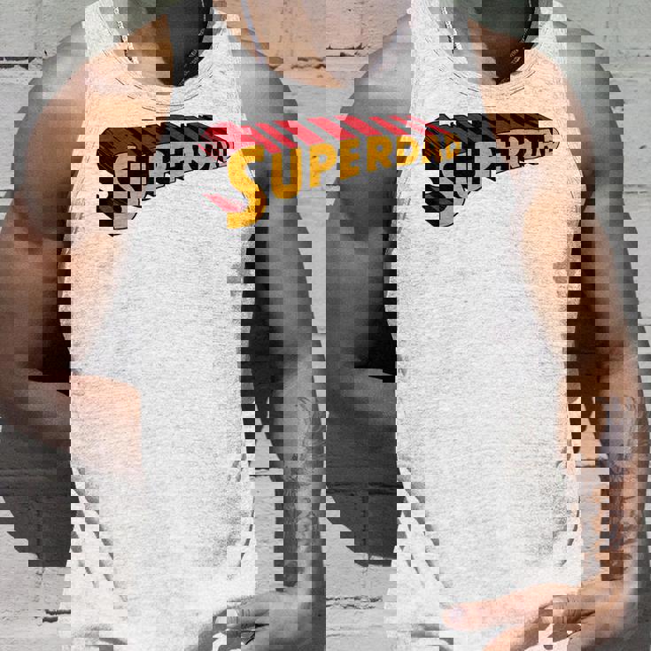 Super Daduperdad uperhero Dad タンクトップ 彼への贈り物