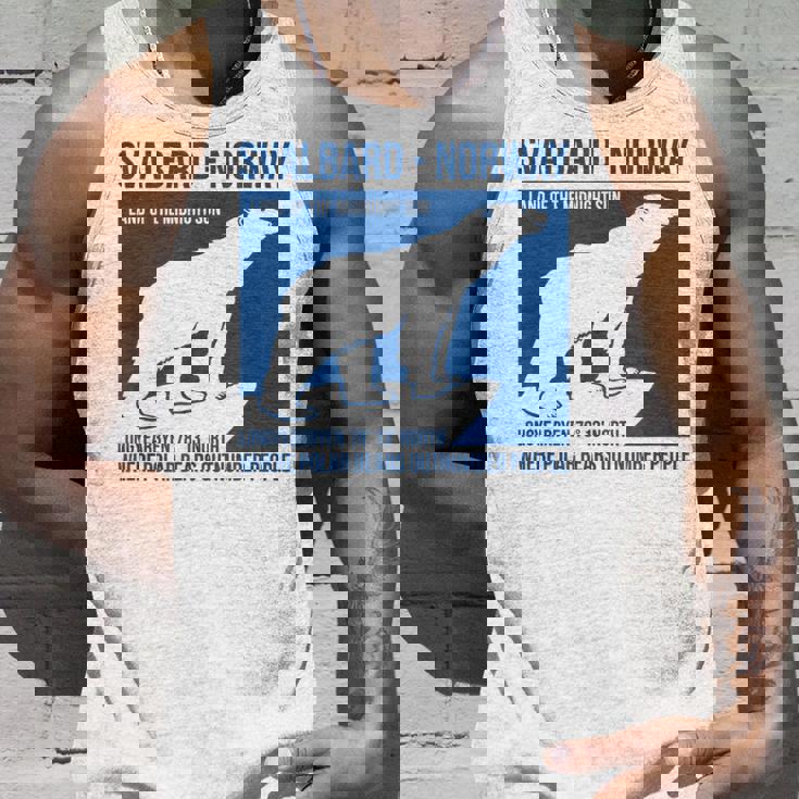 Svalbard ノルウェー ポーラーベア ロングイヤービーン スピッツベルゲン オーロラ タンクトップ 彼への贈り物