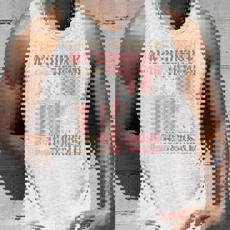 I Take Pride In My Country Itand For The Flag 裏面 タンクトップ 彼への贈り物