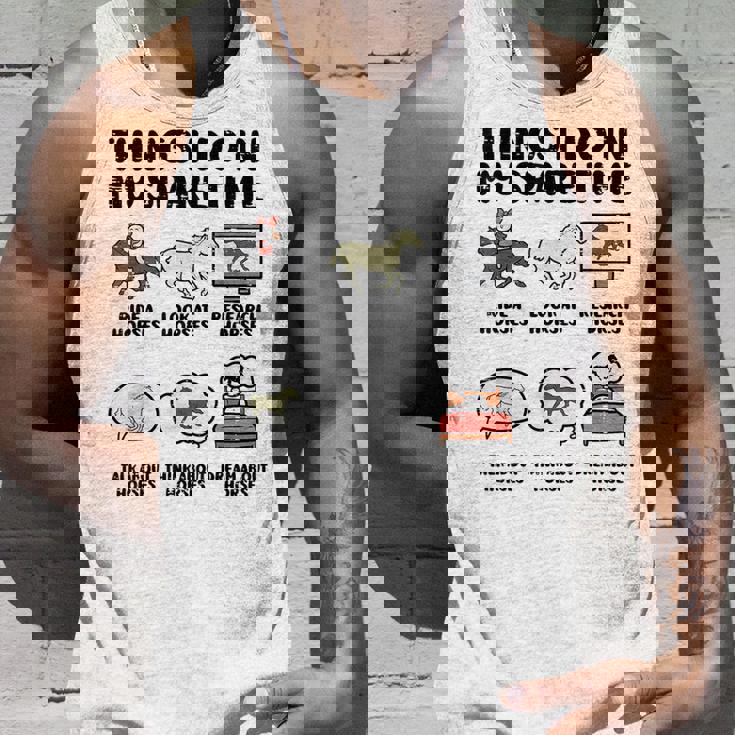 Things I Do Mypare Time 馬 面白い 乗馬 メンズ レディース タンクトップ 彼への贈り物