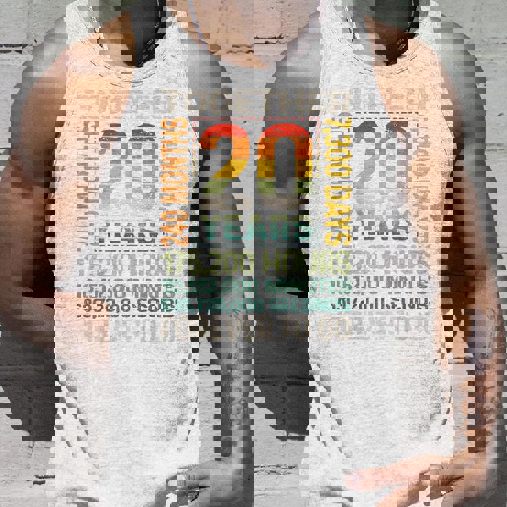 Together 20 Years Forever To Go 結婚20周年記念 タンクトップ 彼への贈り物